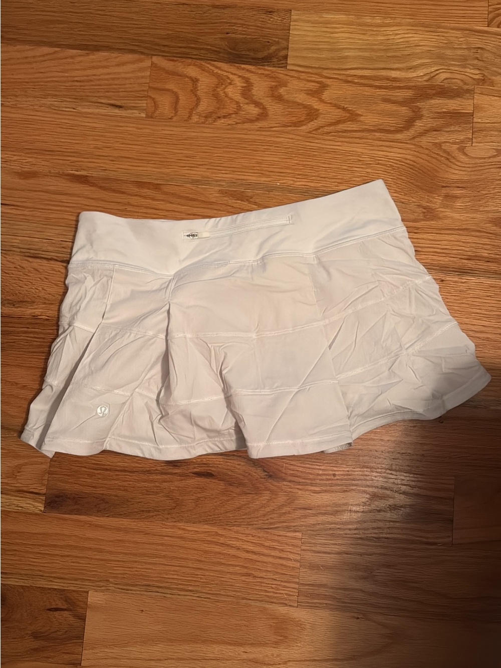 lululemon athletica White Women's Athletic Skort with Built-In Liner